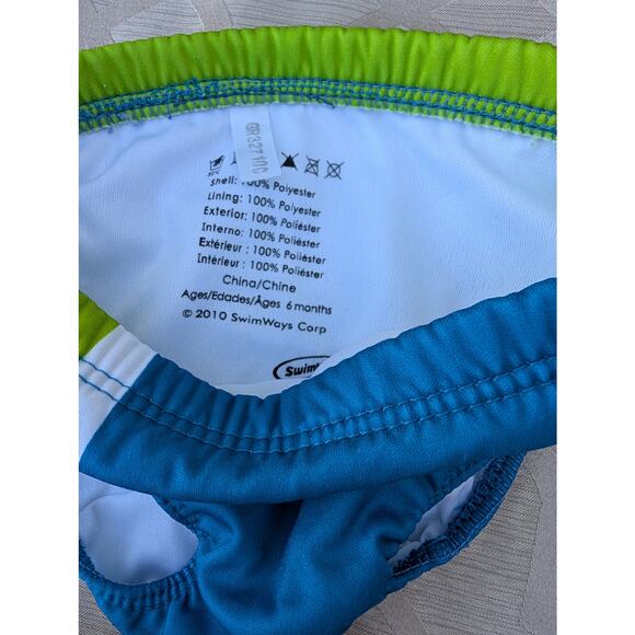 Baby Swim Diaper Covers 3 pc Lot Cloth Snaps Adjustable size 6mo+ S/M 10-20lbs - Picture 6 of 7